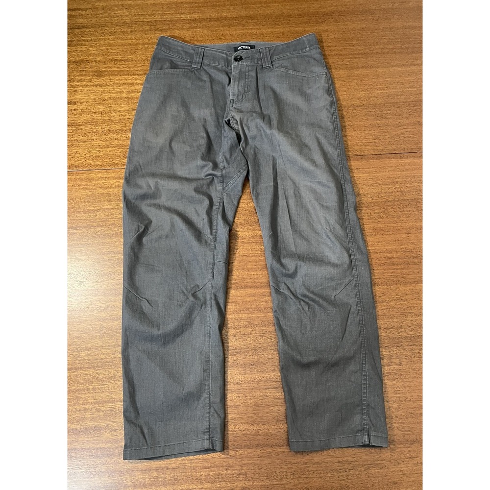 Arc'teryx Mens 30 Pants Gray Stretch Outdoor Casual Hiking Travel Utility Pants